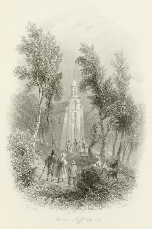 Pastor Neffs Kirke af William Henry Bartlett