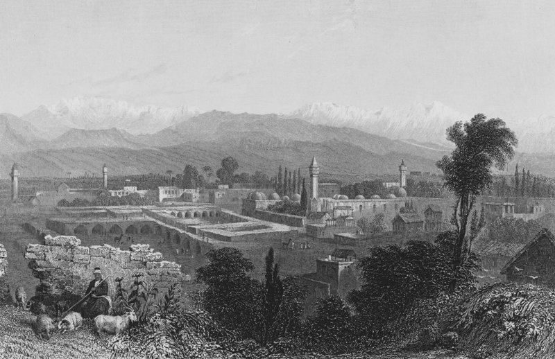 Tarsus, en by i Kilikien af William Henry Bartlett