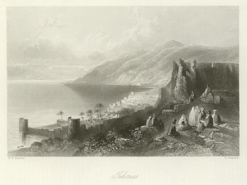 Tiberias af William Henry Bartlett
