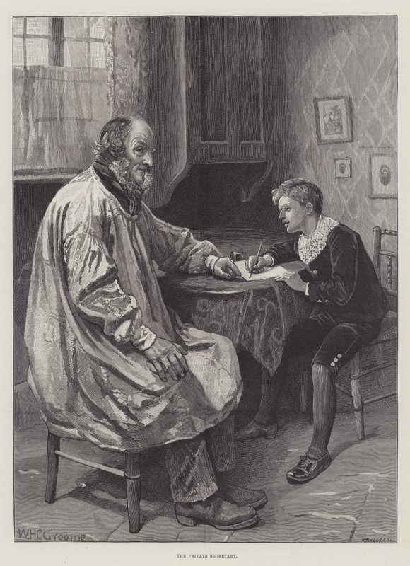 Privatsekretæren af William Henry Charles Groome