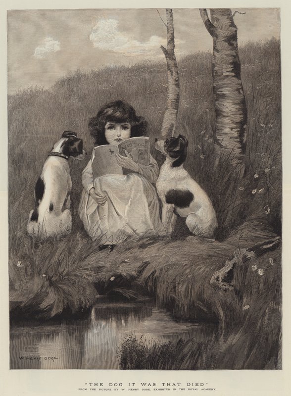 Hunden var det, der døde af William Henry Gore