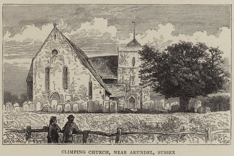 Climping Church, nær Arundel, Sussex af William Henry James Boot
