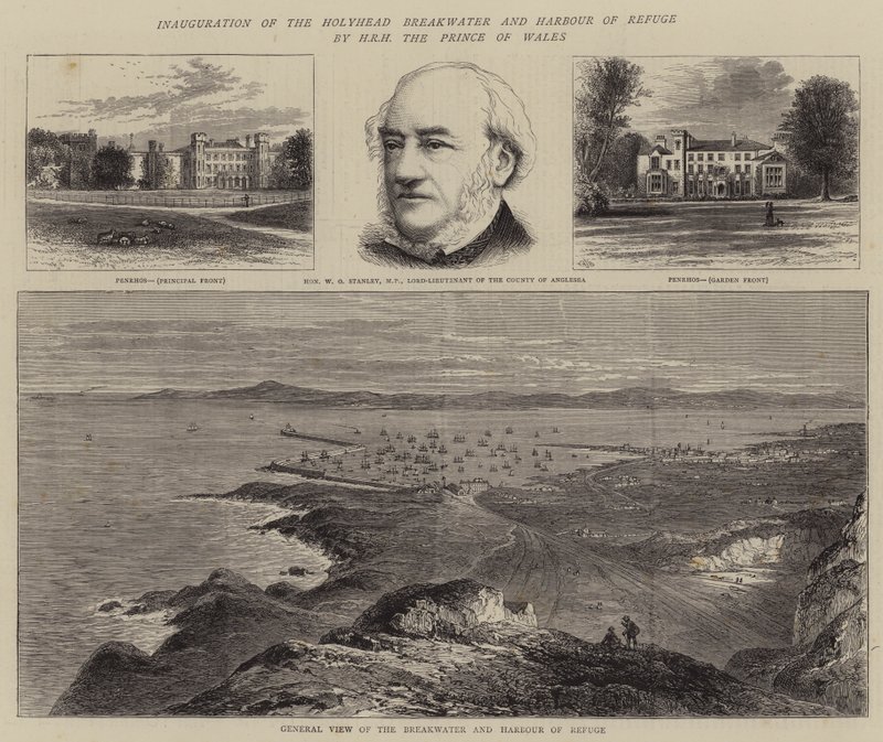 Indvielse af Holyhead Breakwater og Harbour of Refuge af HKH Prinsen af Wales af William Henry James Boot