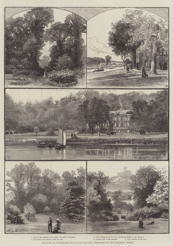 The Duke of Buccleuch House and Grounds, købt af Richmond Vestry af William Henry James Boot
