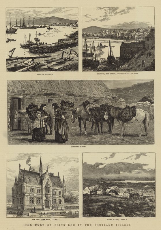 Hertugen af Edinburgh på Shetlandsøerne af William Henry James Boot