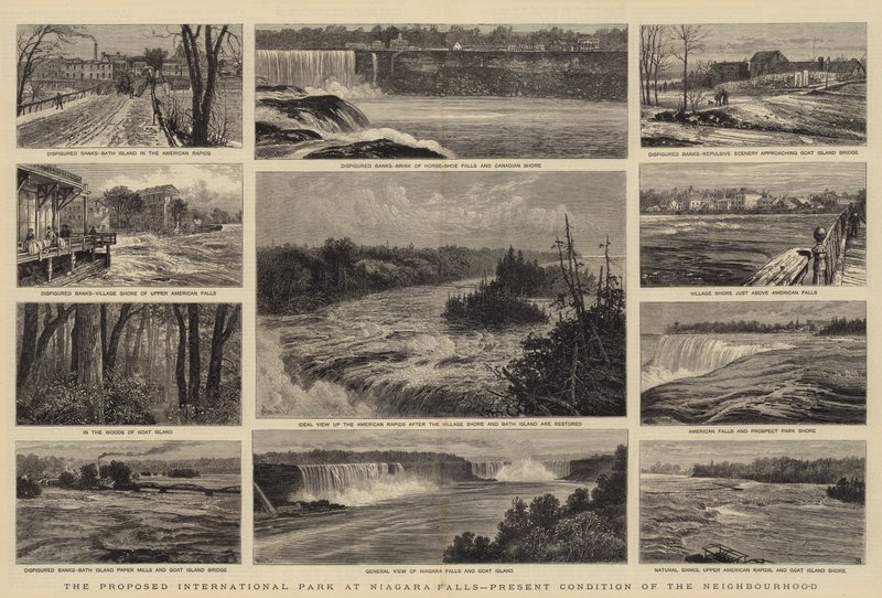 Den foreslåede internationale park ved Niagara Falls, nuværende tilstand af kvarteret af William Henry James Boot