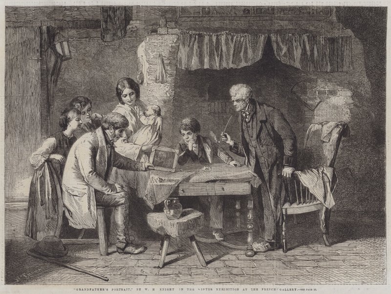 Bedstefars Portræt af William Henry Knight