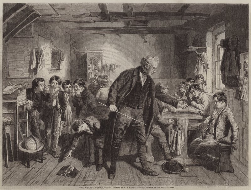 Landsbyskolen af William Henry Knight