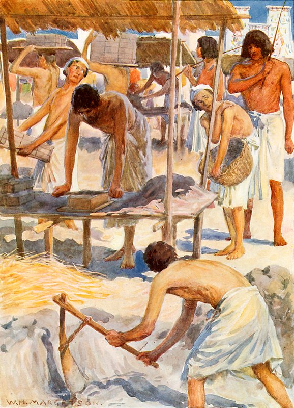 Den egyptiske trældom af William Henry Margetson