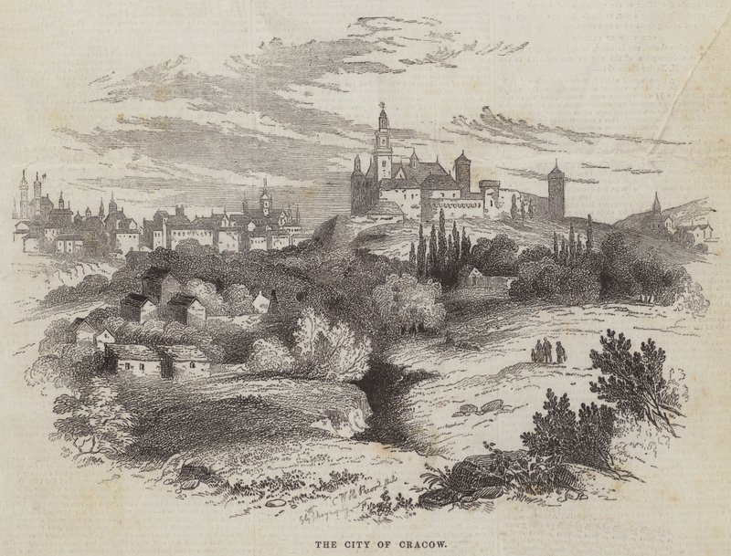 Byen Krakow af William Henry Pike