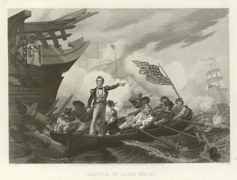 Kamp om Lake Erie af William Henry Powell