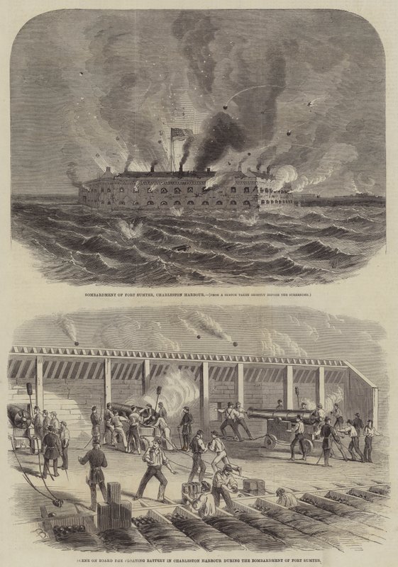 amerikansk borgerkrig af William Henry Prior