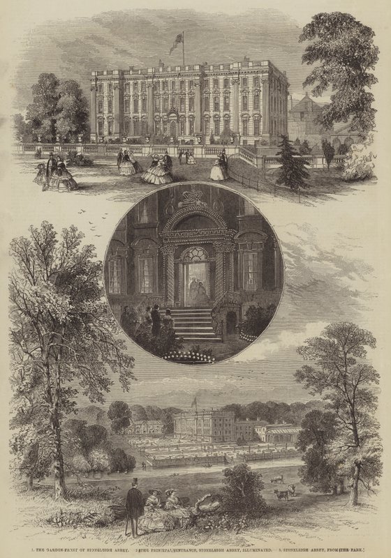 Queens besøg i Warwickshire af William Henry Prior