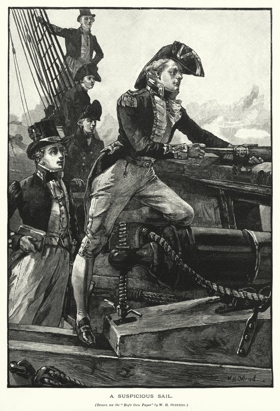 Et mistænkeligt sejl (gravering) af William Heysham (after) Overend