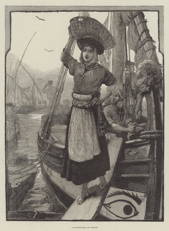 En fiskerpige fra Lissabon af William Heysham Overend