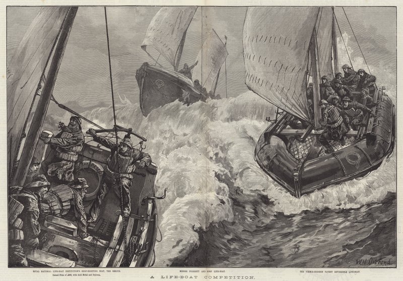 En redningsbådskonkurrence af William Heysham Overend