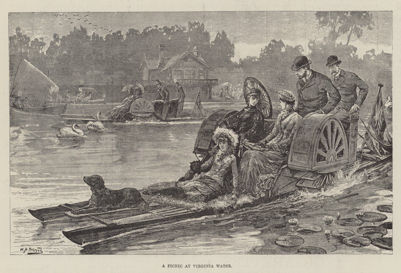 En picnic ved Virginia Water af William Heysham Overend