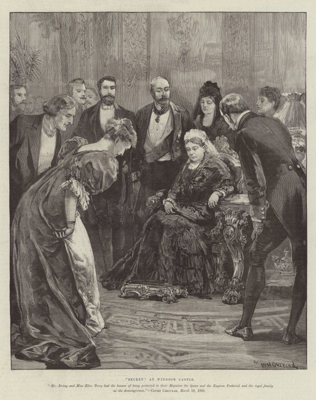 Becket, på Windsor Castle af William Heysham Overend