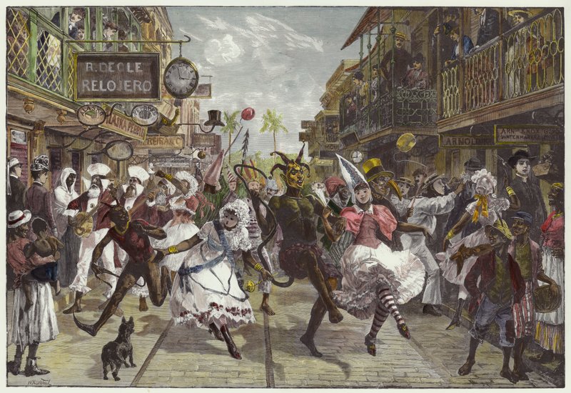 Karneval i Port of Spain, Trinidad af William Heysham Overend