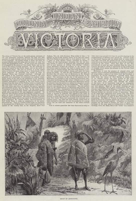 Colonial and Indian Exhibition, Victoria af William Heysham Overend
