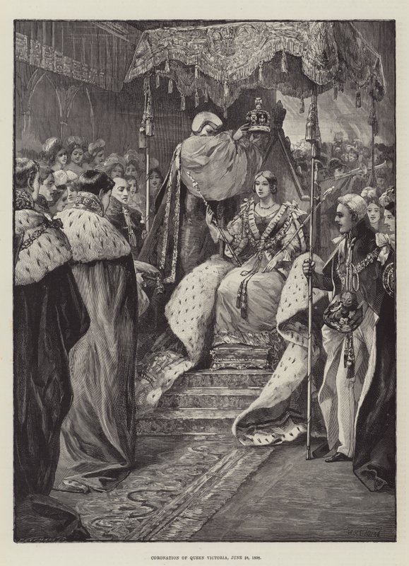 Kroning af dronning Victoria, 28. juni 1838 af William Heysham Overend