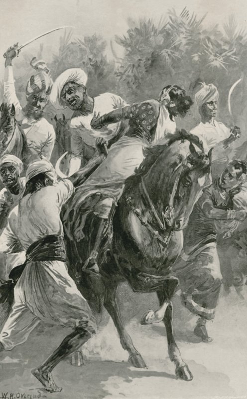Mahratta Freebooters på en raiding-ekspedition af William Heysham Overend