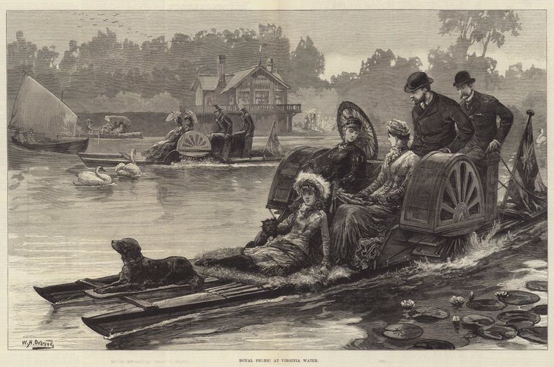 Royal Pic-Nic ved Virginia Water af William Heysham Overend