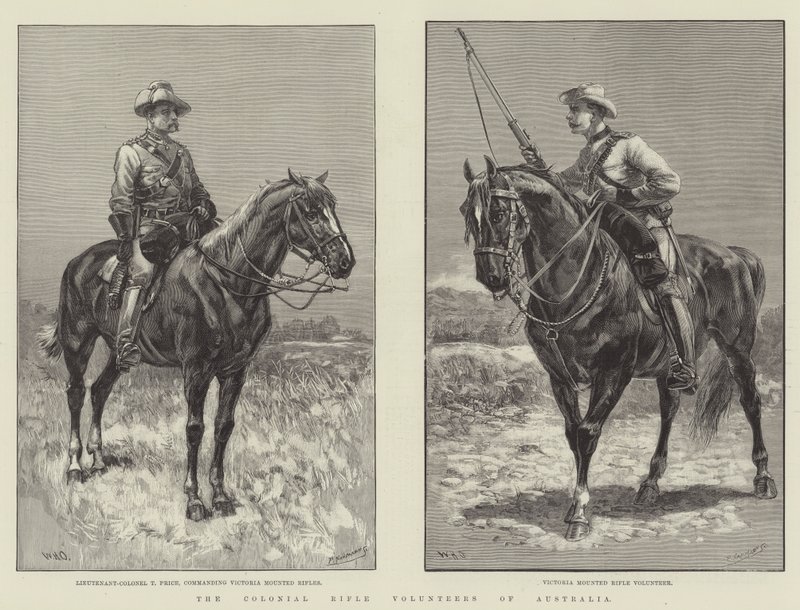 The Colonial Rifle Volunteers of Australia af William Heysham Overend