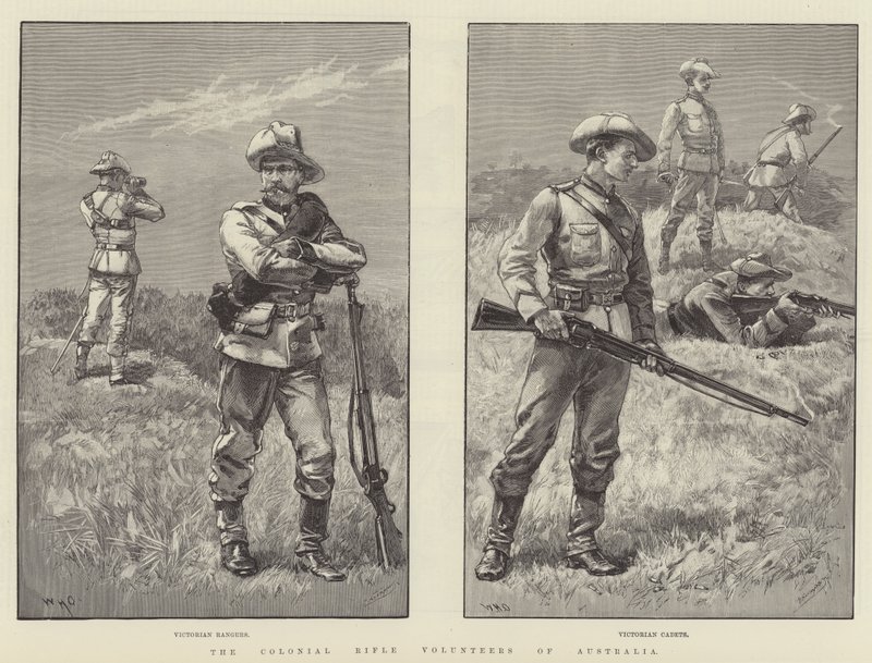 The Colonial Rifle Volunteers of Australia af William Heysham Overend