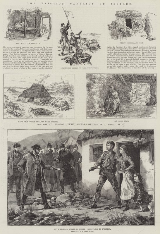 Udsættelseskampagnen i Irland af William Heysham Overend