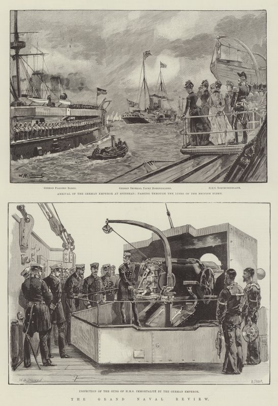 The Grand Naval Review af William Heysham Overend