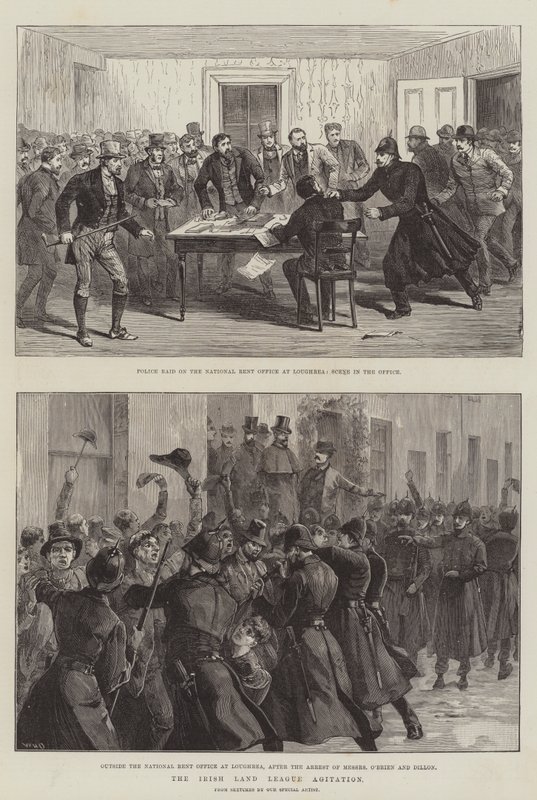 Den irske Land League Agitation af William Heysham Overend