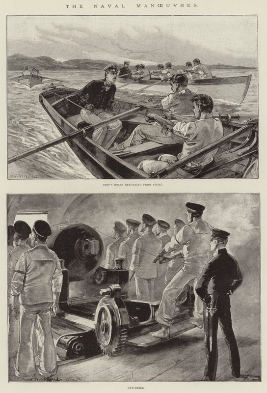 Søens manøvrer af William Heysham Overend
