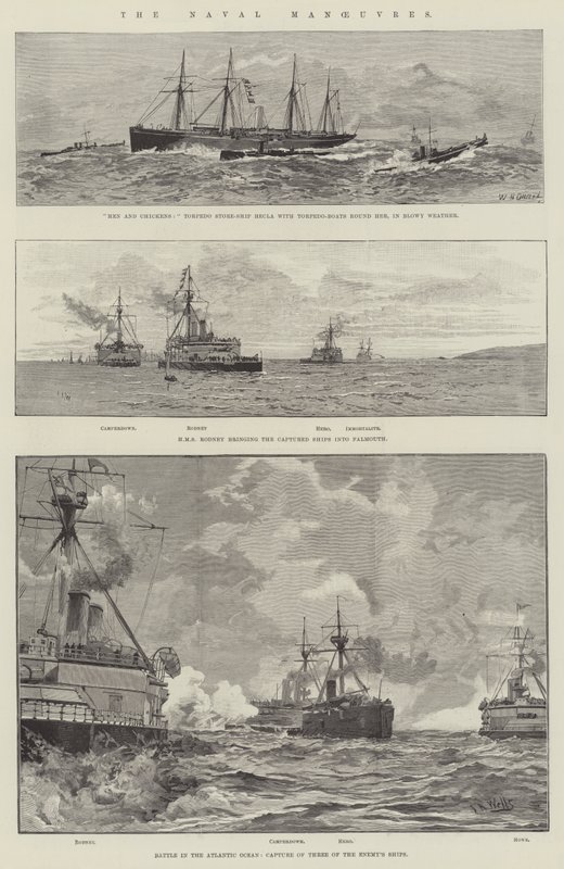 Søværnets manøvrer af William Heysham Overend
