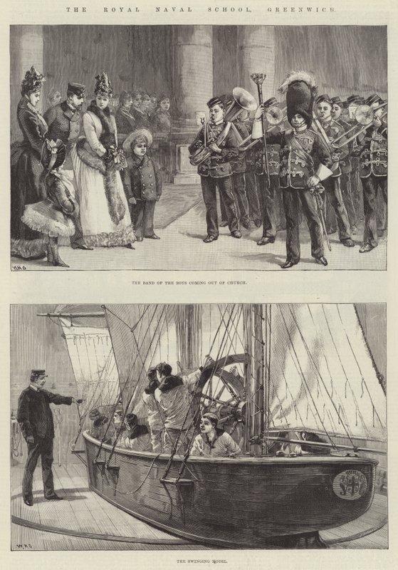 Royal Naval School, Greenwich af William Heysham Overend