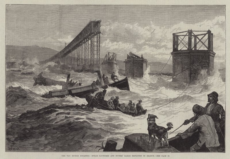 Tay Bridge-katastrofen, Steam Launcher og Divers