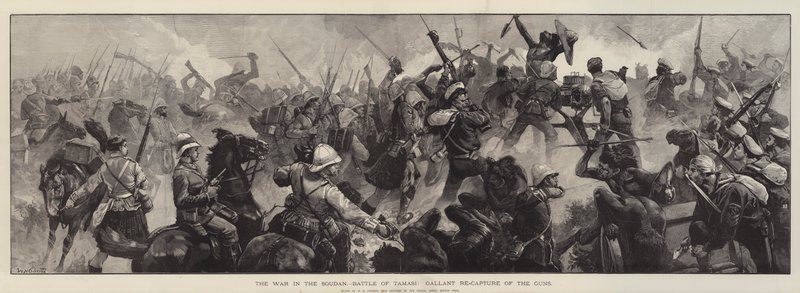 Krigen i Soudan, Slaget ved Tamasi, Galant Re-Capture of the Guns af William Heysham Overend