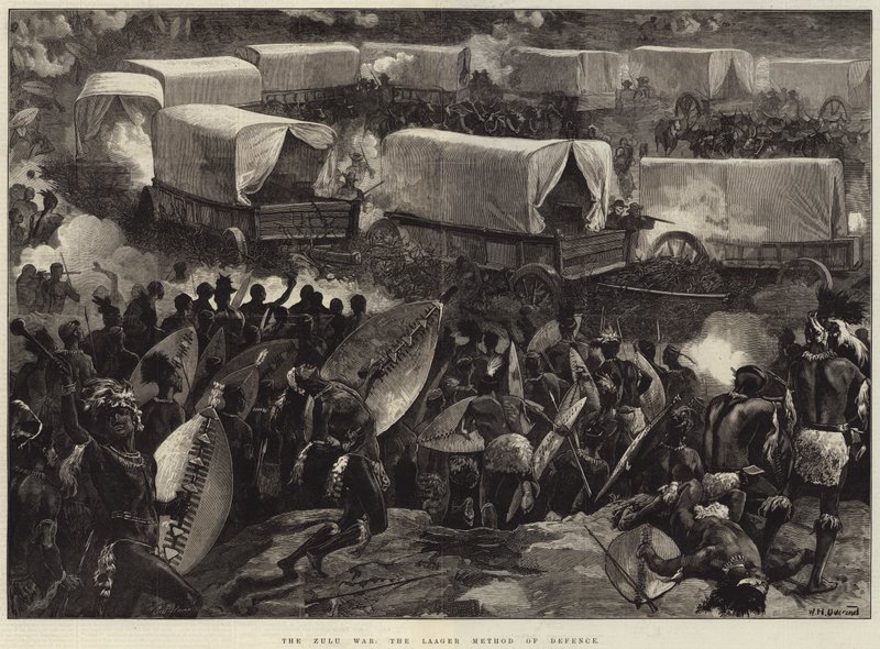 Zulu-krigen, Laager-forsvarsmetoden af William Heysham Overend