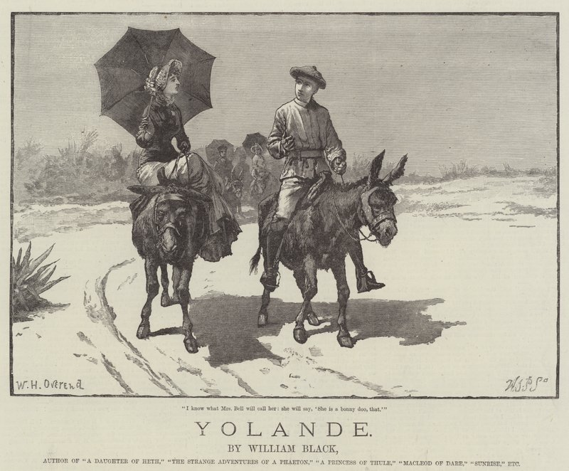 Yolande, af William Black af William Heysham Overend