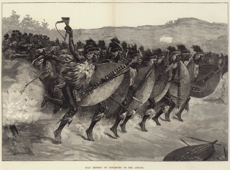 Zulu-metoden til at komme videre til angrebet af William Heysham Overend