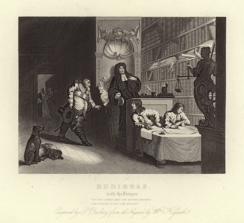 Hudibras af Samuel Butler af William Hogarth