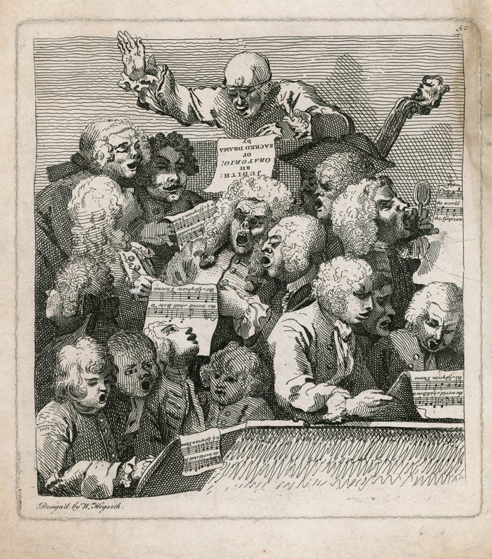 Musikere af William Hogarth