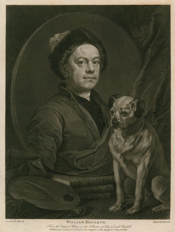 Selvportræt af William Hogarth af William Hogarth