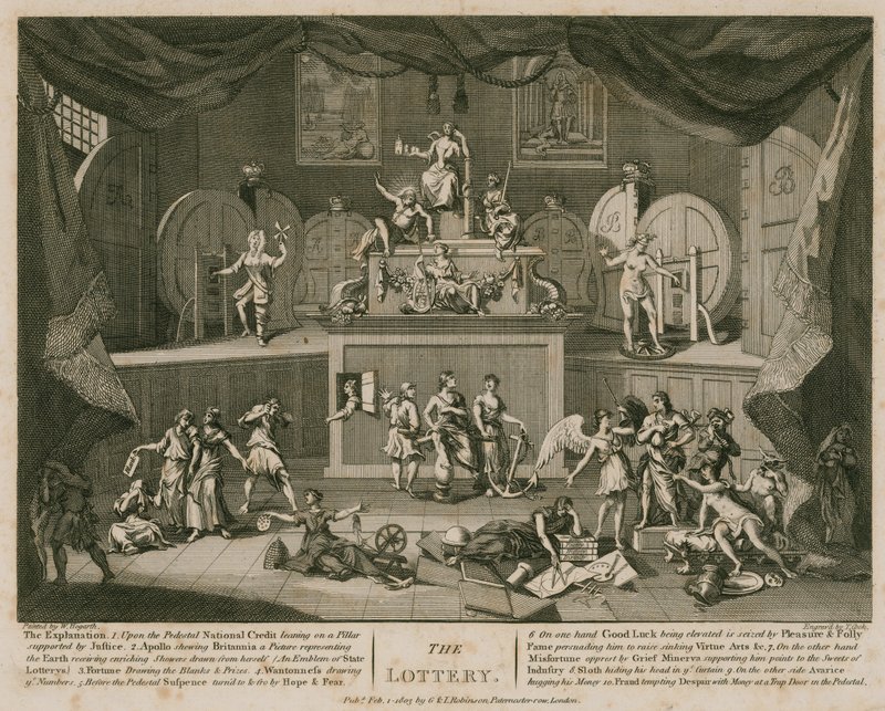 Lotteriet af William Hogarth