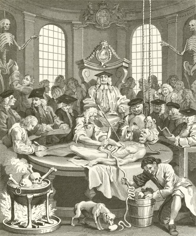 De fire stadier af grusomhed af William Hogarth