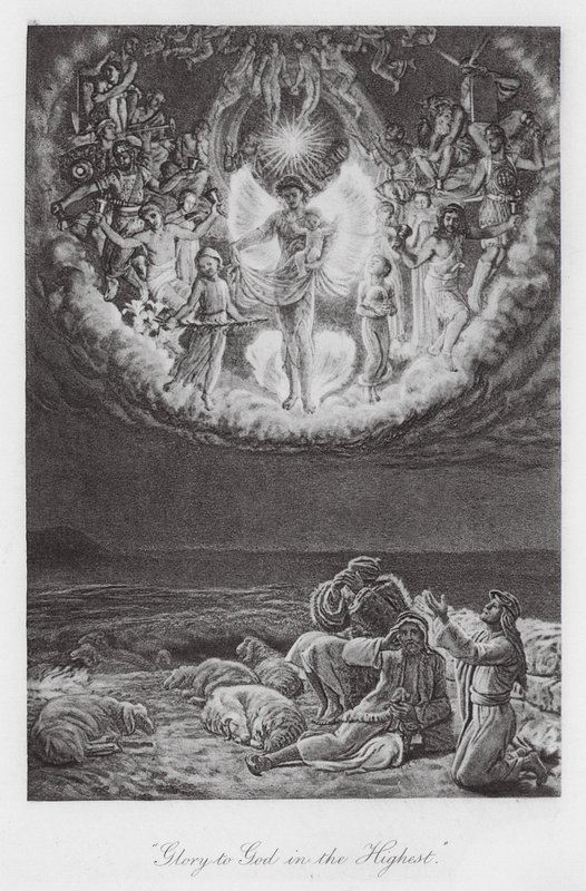 "Ære til Gud i det Højeste" (fotogravure) af William Holman (after) Hunt