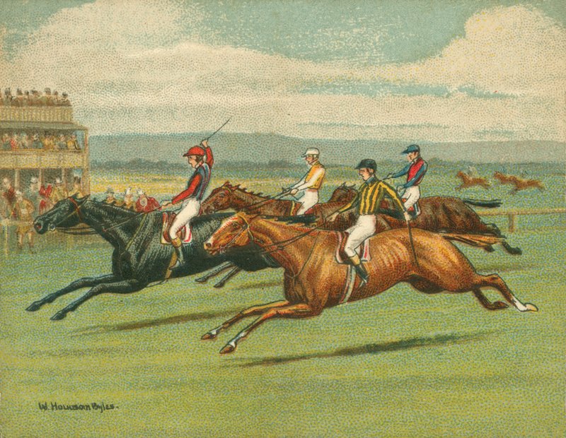 Løb Historisk og Moderne, Fladt Væddeløb, Hest af William Hounsom Byles