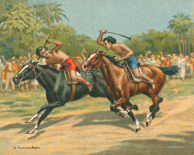 Racer historiske og moderne, Racer i Paraguay (chromolitho) af William Hounsom Byles