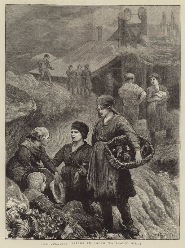 Colliers strejke i det sydlige Wales, tippiger af William III Bromley