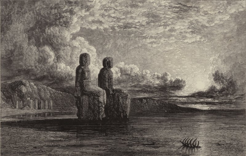 Memnon (gravering) af William James (after) Muller